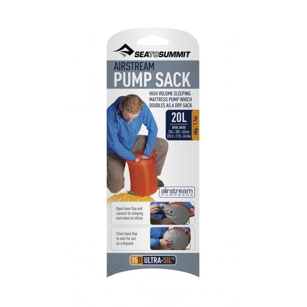 Насос для коврика Air Stream Pump Sack, Orange от Sea to Summit STS AMASD
