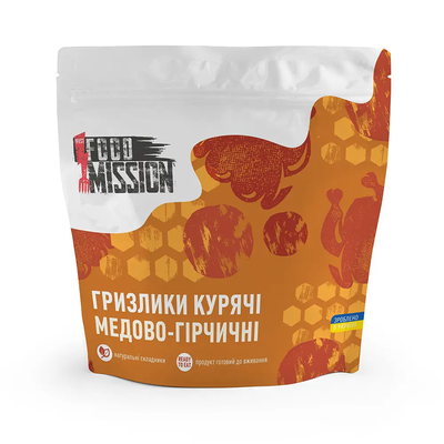 Гризлики курячі медово-гірчичні Food Mission FM16