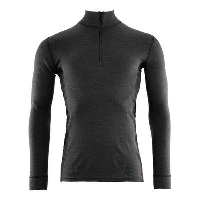 Термокофта муж. Aclima WarmWool 200 Mock Neck Men, Marengo/Jet Black, M 107444