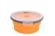 Контейнер Tramp 800 мл складной силиконовый с крышкой, Красный TRC-087-orange photo 1