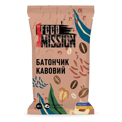 Батончик Food Mission Кавовий FM23