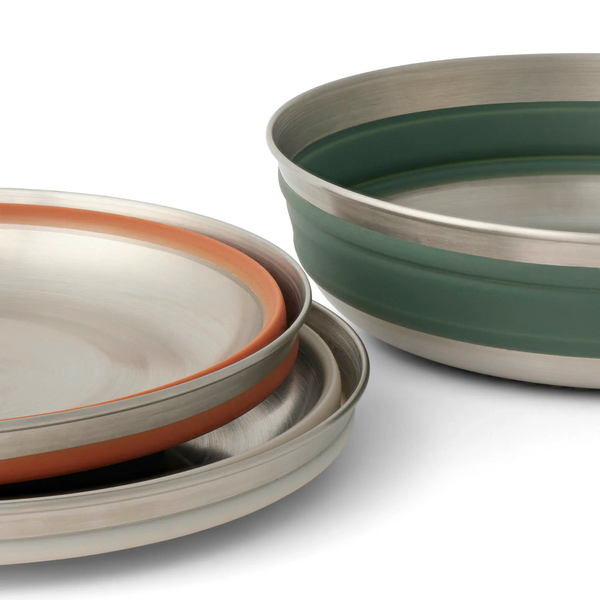 Миска складная Sea to Summit Detour Stainless Steel Collapsible Bowl, Bombay Brown, М STS ACK039011-050303