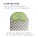 Надувная подушка Aeros Premium Pillow Regular, 34х24х11см, Lime от Sea to Summit STS APILPREMRLI photo 8