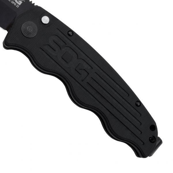 Складний ніж SOG Tac Ops, Black Micarta SOG TO1011-BX