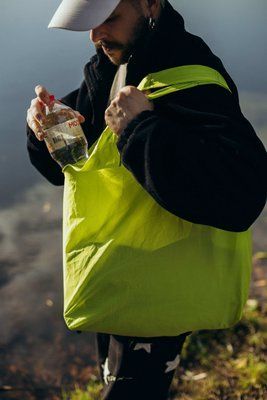 Сумка-шопер Levitate з перероблених пластикових пляшок Lime rpet_lime