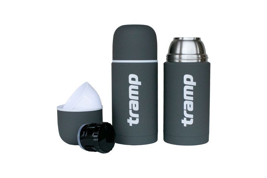 Термос Tramp Soft Touch, Сірий, 0,75 л TRC-108-grey