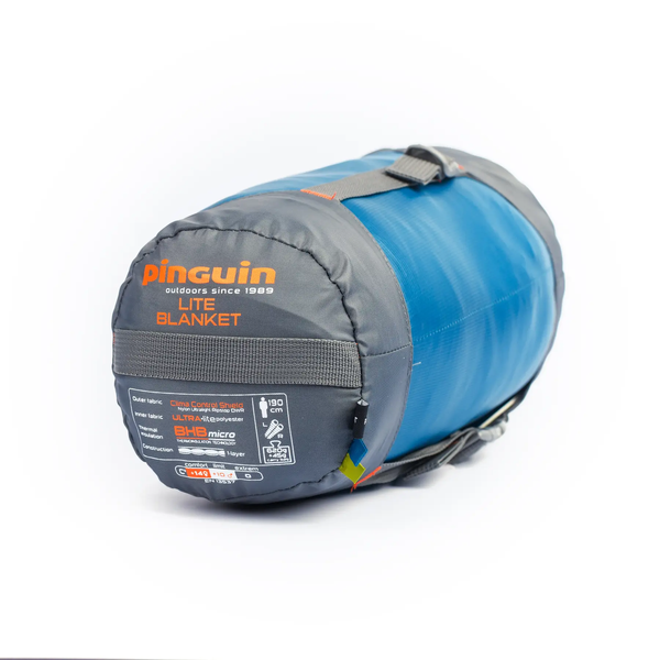 Спальный мешок Pinguin Lite Blanket (t.comf 14&deg;, t. limit 10&deg;, t.extrem 0&deg;), Petrol, 190 см - Right Zip PNG 229462
