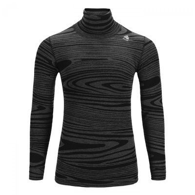 Термокофта муж. Aclima WarmWool 200 Roll Neck, Black Motion, M 109953