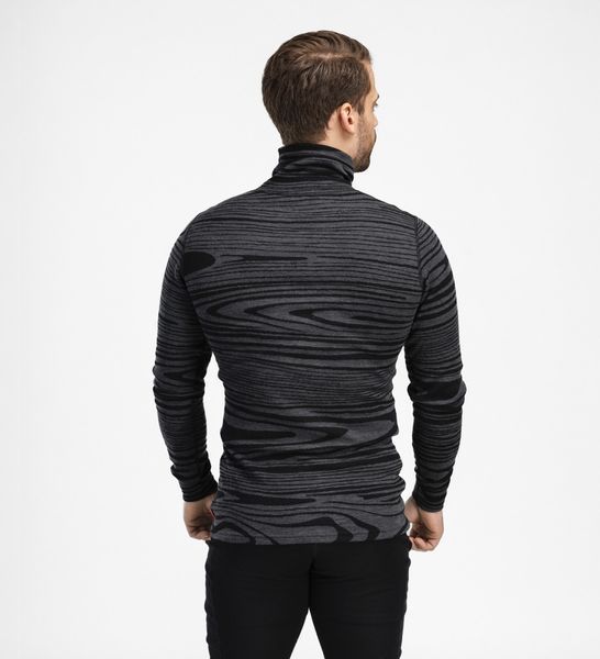 Термокофта чол. Aclima WarmWool 200 Roll Neck, Black Motion, M 109953