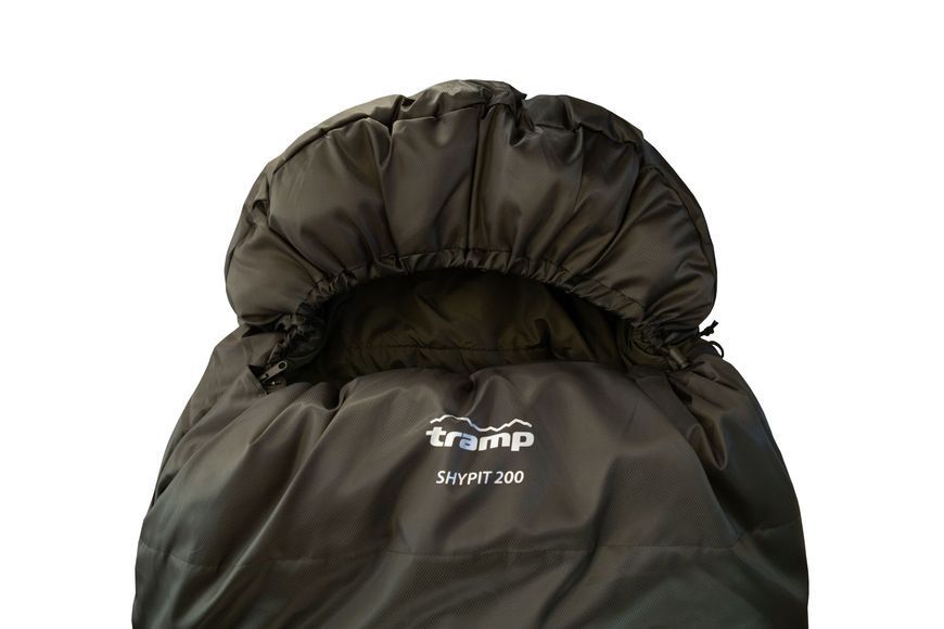 Спальний мішок-ковдра Tramp Shypit 200XL, Olive (T.comf +10 &deg;C / T.limit +5 &deg;C / T.extreme -5 &deg;C), Правий UTRS-059L-R