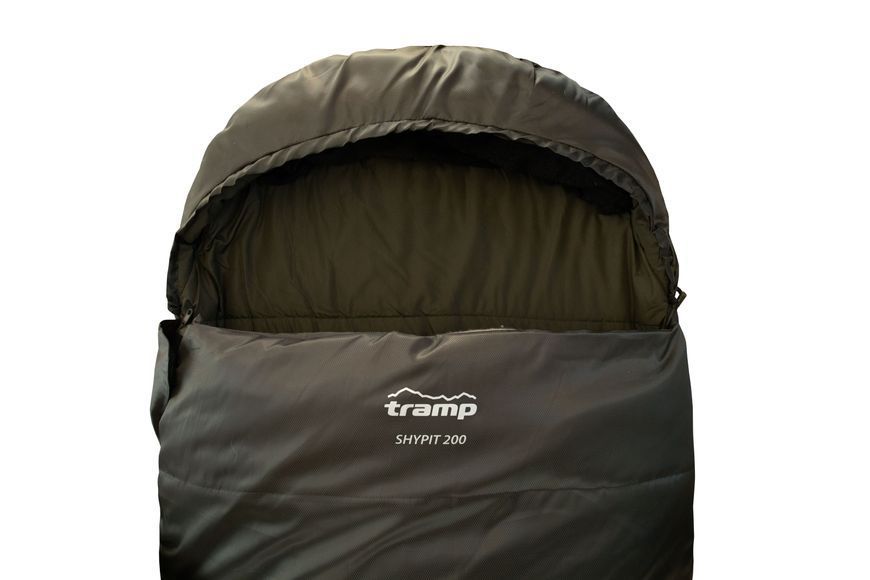 Спальний мішок-ковдра Tramp Shypit 200XL, Olive (T.comf +10 &deg;C / T.limit +5 &deg;C / T.extreme -5 &deg;C), Правий UTRS-059L-R