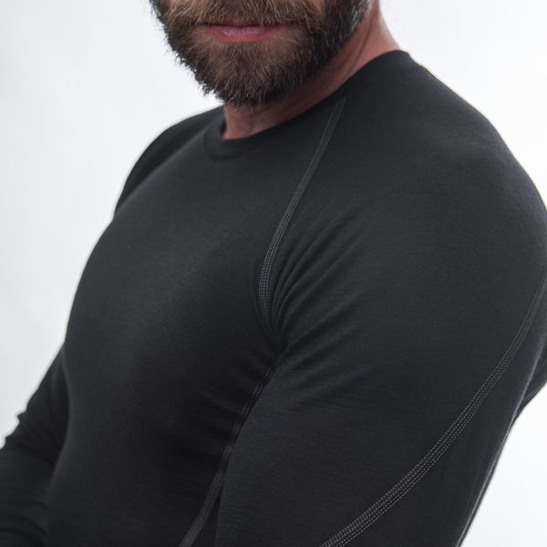 Термофутболка Sensor Merino Active LS, Black, L SM11MA-black-L