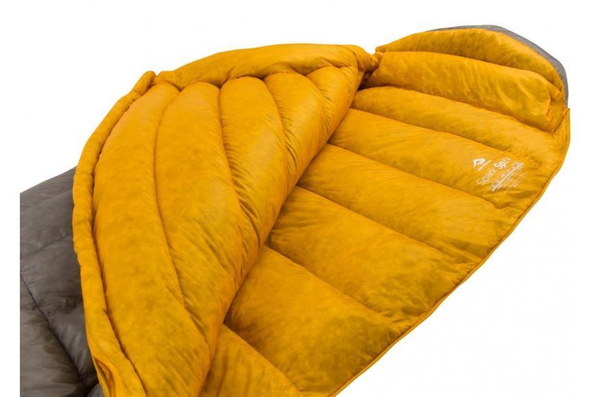 Спальный мешок Sea to Summit Spark SpIV (t.comf -8&deg;, t. limit -15&deg;, t.extrem -36&deg;), Dark Gray/Yellow, 183 см - Left Zip STS ASP4-R
