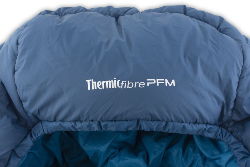 Спальний мішок Pinguin Tramp (t.comf 11&deg;, t. limit 7&deg;, t.extrem -5&deg;), Petrol, 185 см - Left Zip PNG 237160
