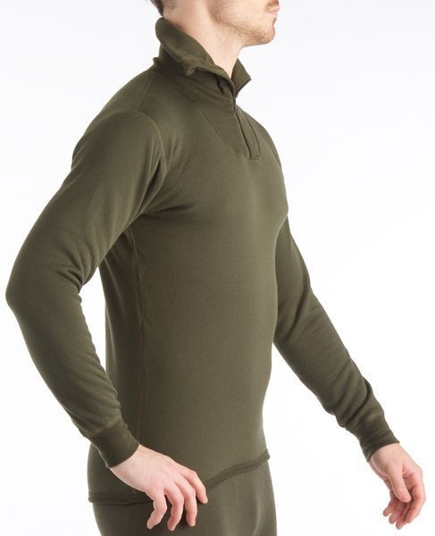 Термокофта Aclima HotWool 230 Polo W/Zip Unisex, Olive Night, L 165003043-06