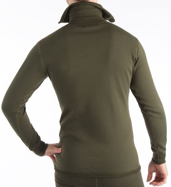 Термокофта Aclima HotWool 230 Polo W/Zip Unisex, Olive Night, L 165003043-06